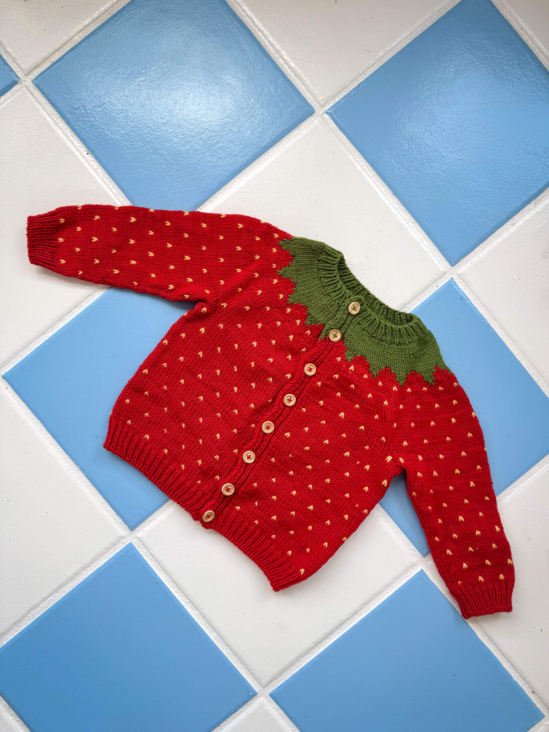 Fruit Cardigan Junior ENGLISH